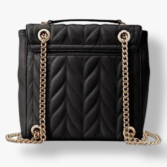 Kate Spade 🪢 NWOT! Briar Lane Black Quilted Brayden Convertible Backpack - Picture 2 of 8